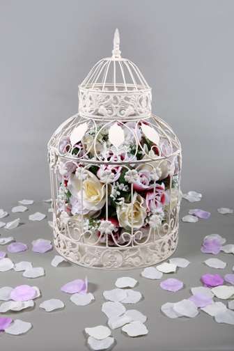 Petals Only Bird Cage Not Included WeddingDirect 39s silk rose petals have